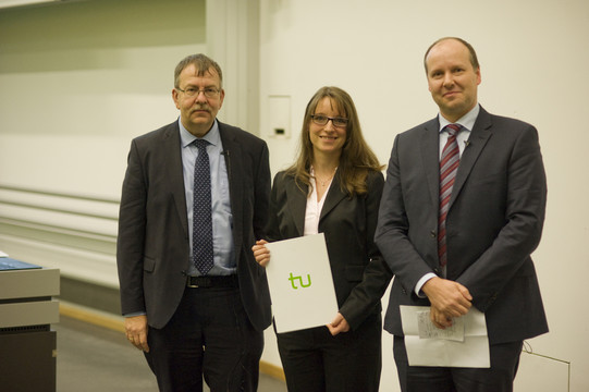Dr. Sandra Frach bei der Preisverleihung