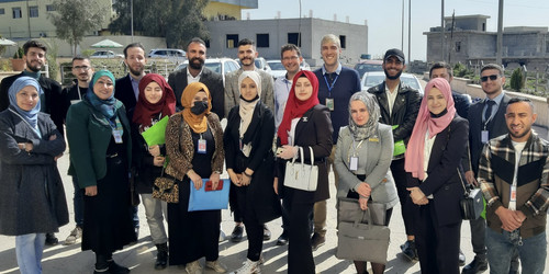 Group picture of the DAAD teaching event in Mosul, Iraq
