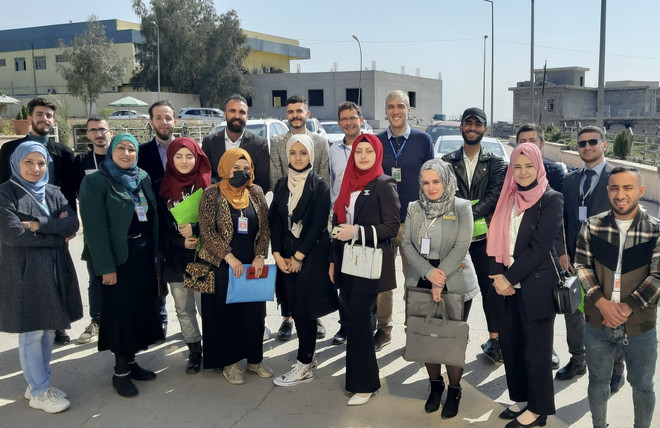 Group picture of the DAAD teaching event in Mosul, Iraq