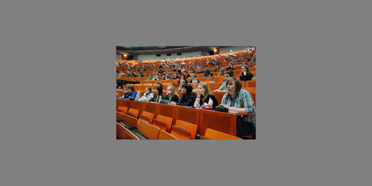 Schüler im Hörsaal