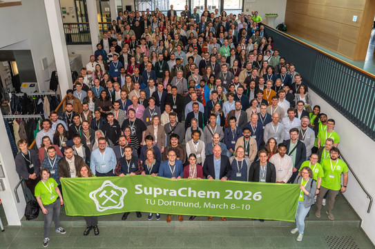 Conference picture with all participants and helpers of SupraChem 2026 in Dortmund