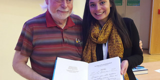 Stoddart-Regeni Prof. Stoddart und Irene Regeni