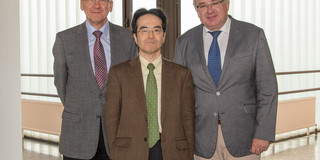 Prof. Klaus Jurkschat, Prof. Masaichi Saito, Prof. Roland Winter