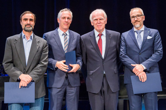 Prof. Hahn, Prof. Siveke, Prof. Schulze, Prof. Rauh