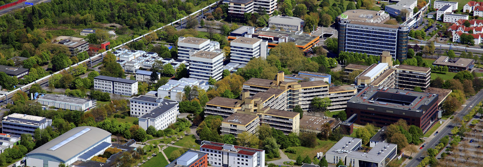 The picture shows the North Campus from above.